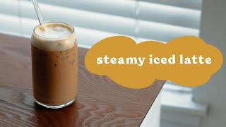 Why I Steam Milk for Iced Lattes [upl. by Anastasie684]