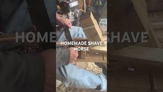 Shave Horse selfreliance outdoorsurvival goingwild woodworking wildernessliving bushcraft [upl. by Delp553]