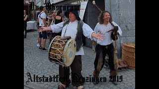 Musik auf Sackpfeife und Trommel Duo Obscurum Historisches Altstadtfest Kenzingen 2019 [upl. by Aryek915]