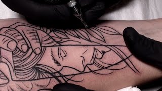 Sharp  Tattoo time lapse [upl. by Olinad172]