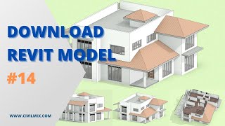 Unlock Limitless Design Possibilities Download Revit Model 14  TwoStory House Design [upl. by Will667]