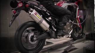 Akrapovic Slip On System para Honda CRF 1000L Africa Twin [upl. by Angeli732]