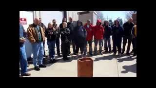 The sound of a masonry flue tile in a chimney fire [upl. by Hen47]