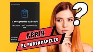 😯 Como Abrir El PORTAPAPELES En Windows Con El Teclado 2024 Activar Y Usar El Portapapeles Ahora [upl. by Saber]