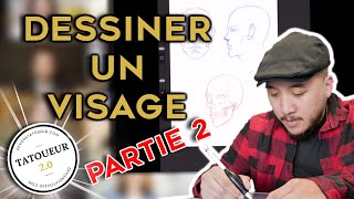 COMMENT DESSINER LES OMBRES ET LES LUMIÈRES DUN VISAGE  SÉANCE LIVE COACHING 2 [upl. by Dru]