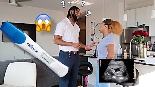 Pregnancy Prank On Boyfriend He was happy [upl. by Dianemarie215]