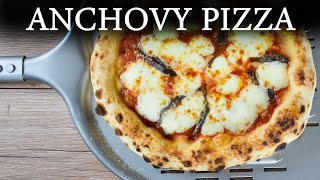 No Music How To Make Anchovy Pizza Neapolitan Style  Roccbox Pizza Oven Recipes [upl. by Ohcirej]