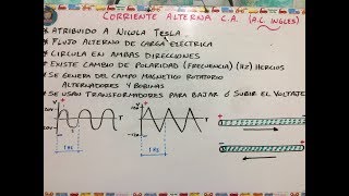 Diferencia entre CORRIENTE DIRECTA y CORRIENTE ALTERNA [upl. by Sandell]