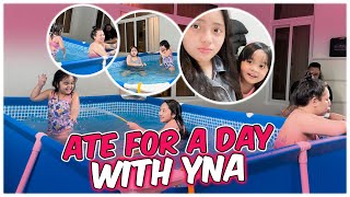 ATE FOR A DAY WITH YNA [upl. by Anazraf818]