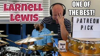 Drum Teacher Reaction LARNELL LEWIS  Drumeo  What About Me Playthrough  AMAZING [upl. by Eirrac443]