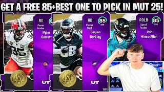 HOW TO GET A FREE 85 OVERALL ULTIMATE ALUMNI PLAYER IN MUT 25 AND THE BEST ONE TO PICK [upl. by Tisdale]