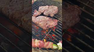 Big Green Egg…First Ribeye Steaks 🥩 [upl. by Dell]