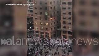 Beirut manifestanti assaltano le sedi di 3 ministeri [upl. by Lennaj]