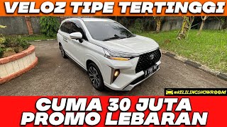 REVIEW VELOZ TIPE TERTINGGI TSS 2022 LENGKAP SPEK HARGA PROMO amp TEST DRIVE TOYOTA TUNAS PASAR MINGGU [upl. by Isolda453]