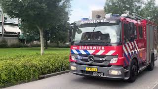 Brandweer Amstelveen 135131 met spoed naar een reanimatie [upl. by Ainadi269]