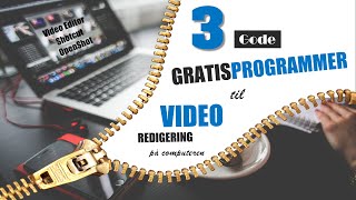 3 gode Gratisprogrammer til VIDEOREDIGERING på computeren 2020 [upl. by Ramak724]