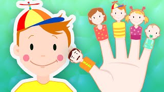 Finger Family  Daddy Finger Song for Children Kids Song with Lyrics [upl. by Akiemat]