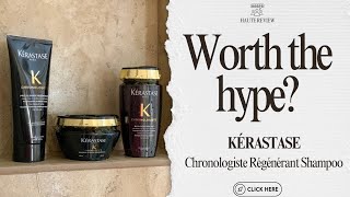 Test and Review KERASTASE Chronologiste Régénérant Shampoo [upl. by Anehsuc]