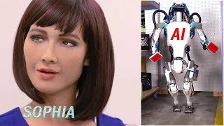 Cute Sophia smile  Boston dynamics AI robots 2022  Future of Humanity [upl. by Aizan949]