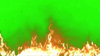 Green Screen Fire Effect Video AnimationGreen Screen Burning Flame Effect [upl. by Boni]