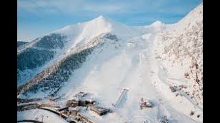 Telecabina de la Massana con esta nevada espectacular en Andorra  Ла Массана гондола [upl. by Airenahs]