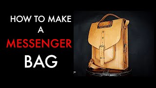 How to Make a Messenger Bag  Tutorial and Pattern Download [upl. by Neelyad]