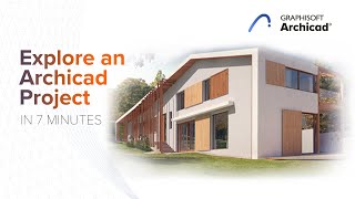 Explore an Archicad Project in 7 Minutes [upl. by Fafa]