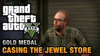 GTA 5  Mission 11  Casing the Jewel Store 100 Gold Medal Walkthrough [upl. by Ogilvie]