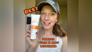 Avene Mineral sunscreen face amp body 50spf 🧴☀️ [upl. by Annait]