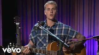 Justin Bieber  Fast Car Tracy Chapman cover in the Live Lounge [upl. by Ayatnohs503]