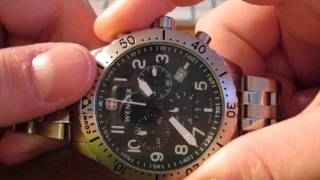 How to Recalibrate the hands on a Chronograph Watch [upl. by Natsrik428]