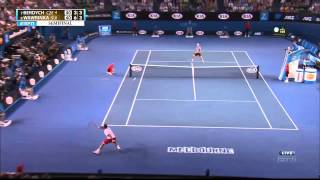 wawrinka vs Berdych aus open 2014 [upl. by Yarod]