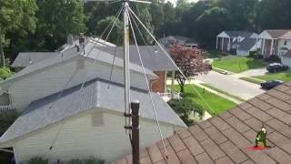 Comet DS150S Discone Antenna Mounting and Testing [upl. by Trip401]