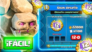 EL MEJOR MAZO DE GOLEM PARA GANAR GRAN DESAFIO 120 FACIL [upl. by Anaed]