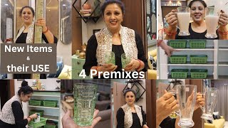 4 Types of Amazing amp New Premix घर का नया सामान और कैसे किया उसका इस्तेमाल New Items amp Organization [upl. by Nabetse131]