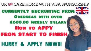 UK CARE HOME WITH VISA SPONSORSHIP CURRENTLY RECRUITING HEALTHCARE ASSISTANT AND CARER FROM OVERSEAS [upl. by Alrep342]