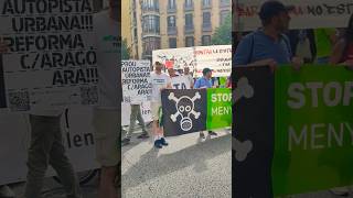 Manifestación Contra la Formula 1 en Barcelona 2024 [upl. by Salazar]