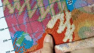 THE APPLE GIRL PART 3  CROSS STITCH TIMELAPSE FaridaFavo [upl. by Pravit]