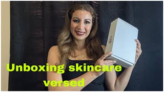 Unboxing de productos de skincare de versed [upl. by Ellemaj]