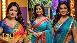 4K AI ART INDIAN LOOKBOOK MODEL  AI LOOKBOOK INDIAN SAREE  BENGALI STYLE SAREES Part 3 [upl. by Marcela746]