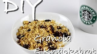 HOW TO MAKE Crispbread amp Granola  DIY Knäckebrot amp Granola [upl. by Tor]