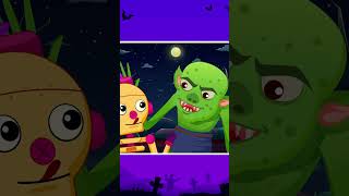 Five Crazy Skeletons Robot Part 2 ytshorts nurseryrhymes shortsfeed kidssongs halloween [upl. by Idona]