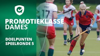 Promotieklasse Dames 💥  Doelpunten Speelronde 5 20232024 [upl. by Holton985]