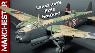 Avro Manchester 172 scale model kit Airfix Lancaster amp Blackbird resin conversion [upl. by Eelame]