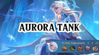 AURORA BUILD TANK mobilelegends [upl. by Dympha]