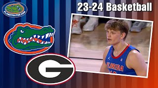 20232024 Florida vs Georgia Basketball Uninterrupted Full Game Playback [upl. by Eniamsaj985]