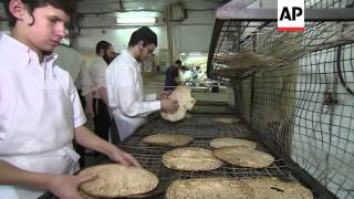 Israelis prepare dishes to celebrate the Jewish passover [upl. by Huang]