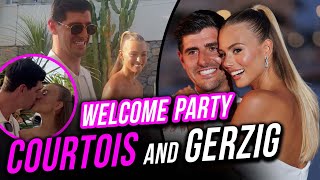 🥹🤍 The best moments Thibaut Courtois and Mishel Gerzig’s welcome party [upl. by Lundin804]