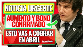 💥JUBILADOS💰AUMENTO y BONO de 240000 CONFIRMADOS por Boletín Oficial [upl. by Aural]