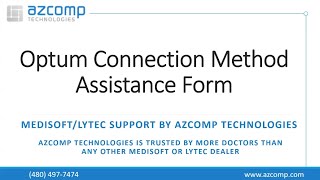 Optum Connection Method Assistance Form [upl. by Sesilu]